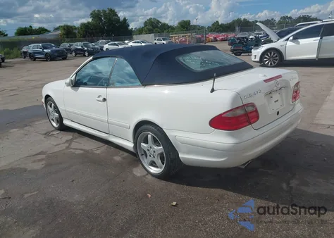 2003 Mercedes-Benz Clk 430 z USA, uszkodzony, nr VIN WDBLK70G23T133311